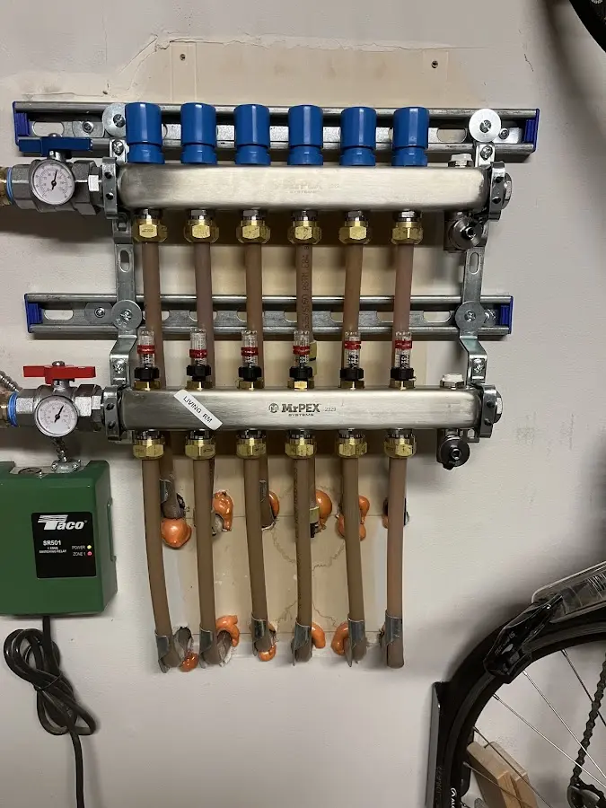 Plumber performing Leak Detection at a residential property in Goleta